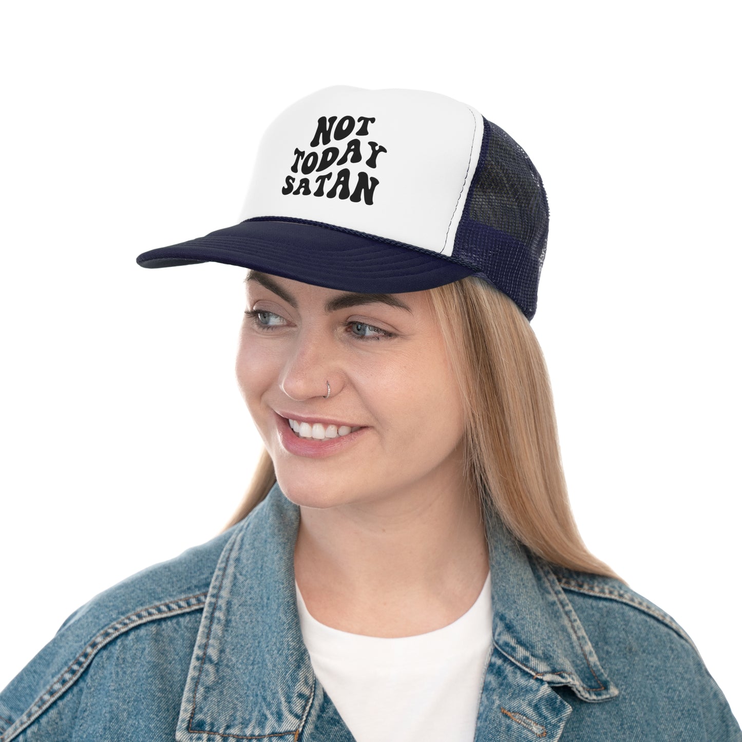 Funny Not Today Satan Trucker Cap - Perfect for Casual Outings & Gifts