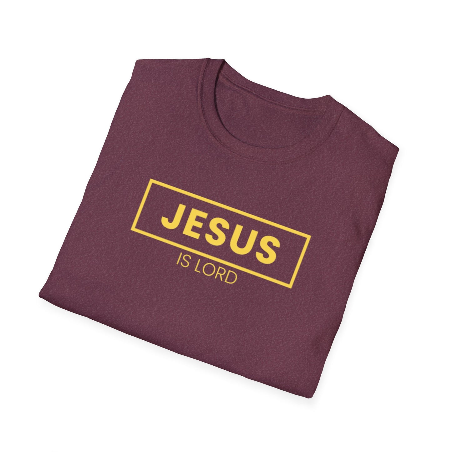 Jesus Is Lord Unisex Softstyle T-Shirt - Faith Statement Tee