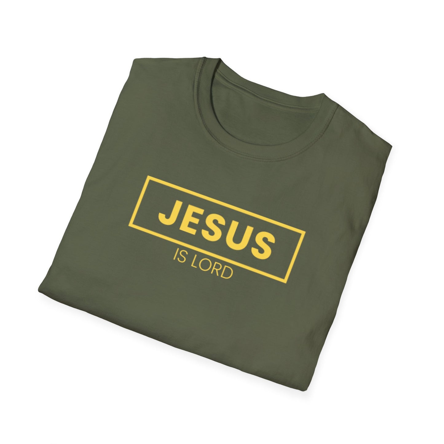 Jesus Is Lord Unisex Softstyle T-Shirt - Faith Statement Tee