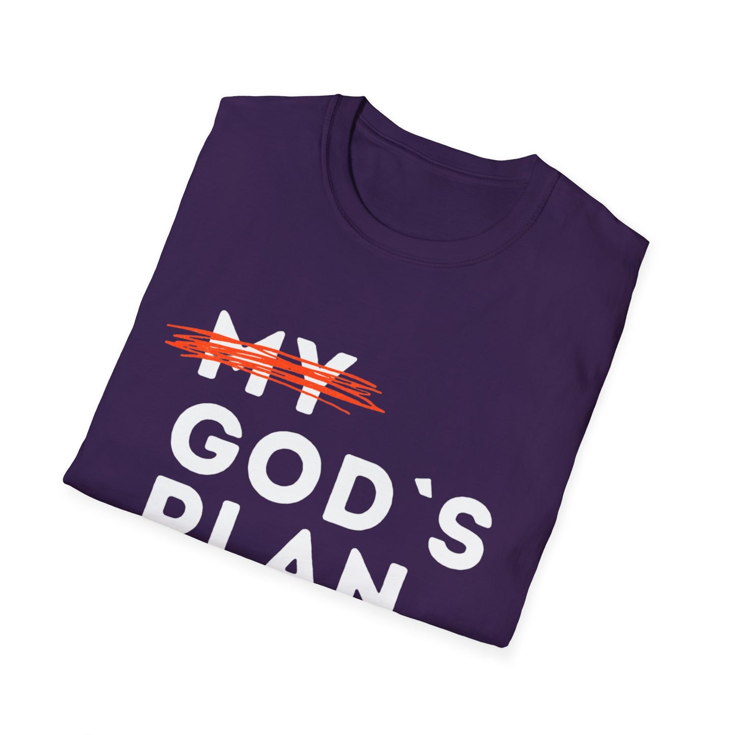 Unisex Softstyle T-Shirt - 'God's Plan' Graphic Tee