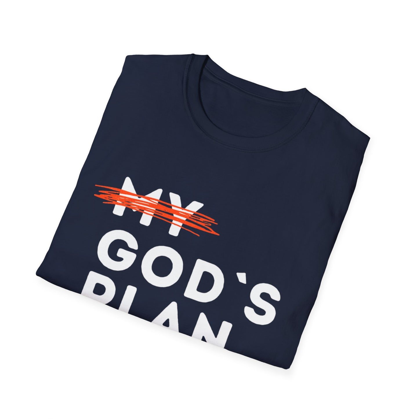 Unisex Softstyle T-Shirt - 'God's Plan' Graphic Tee