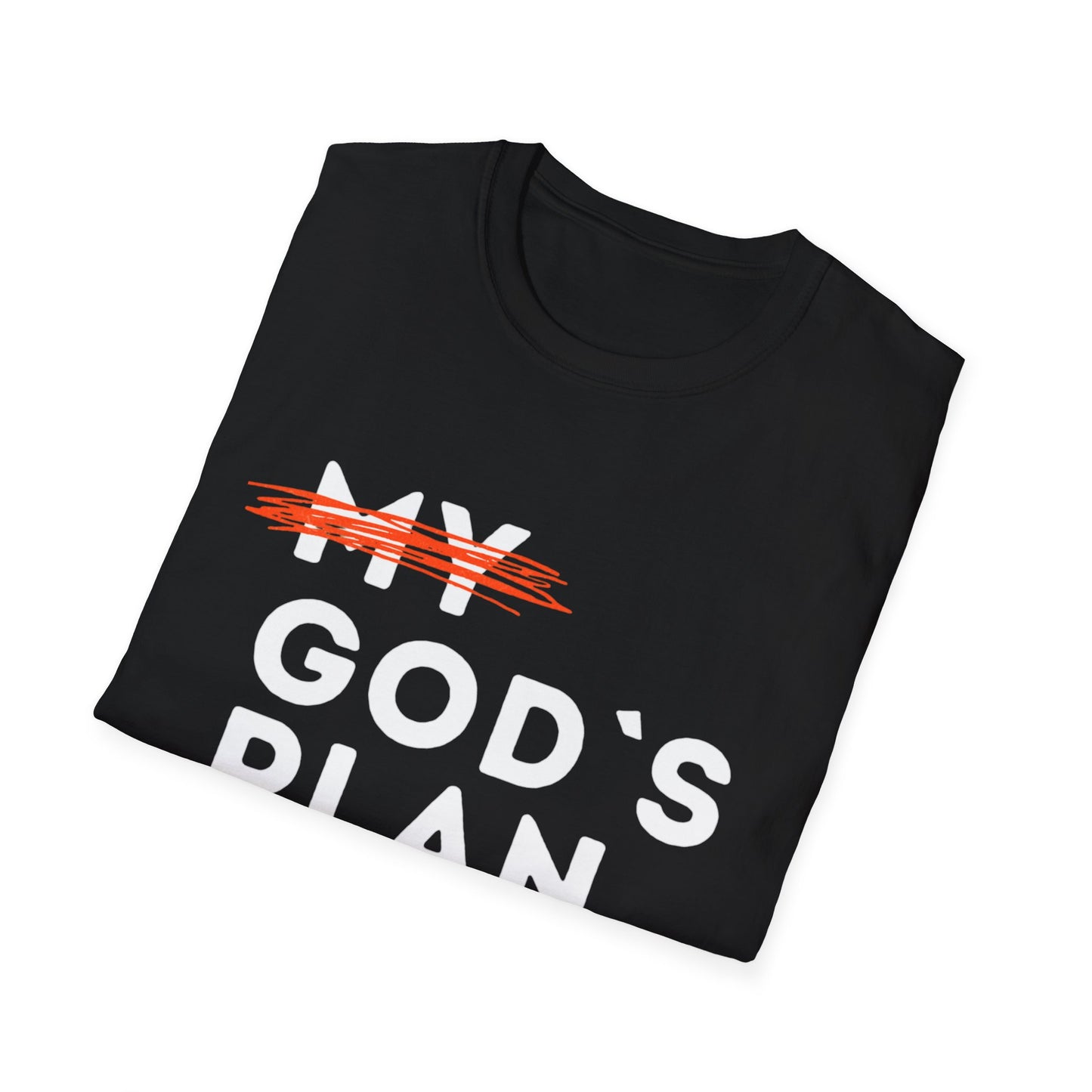 Unisex Softstyle T-Shirt - 'God's Plan' Graphic Tee