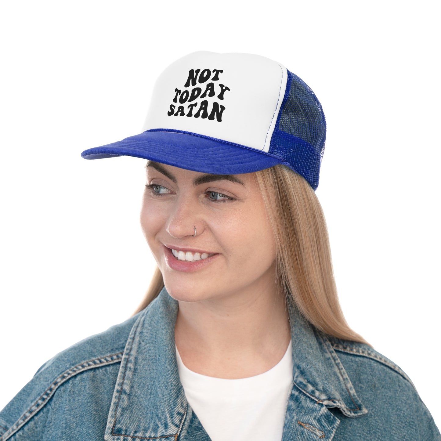 Funny Not Today Satan Trucker Cap - Perfect for Casual Outings & Gifts