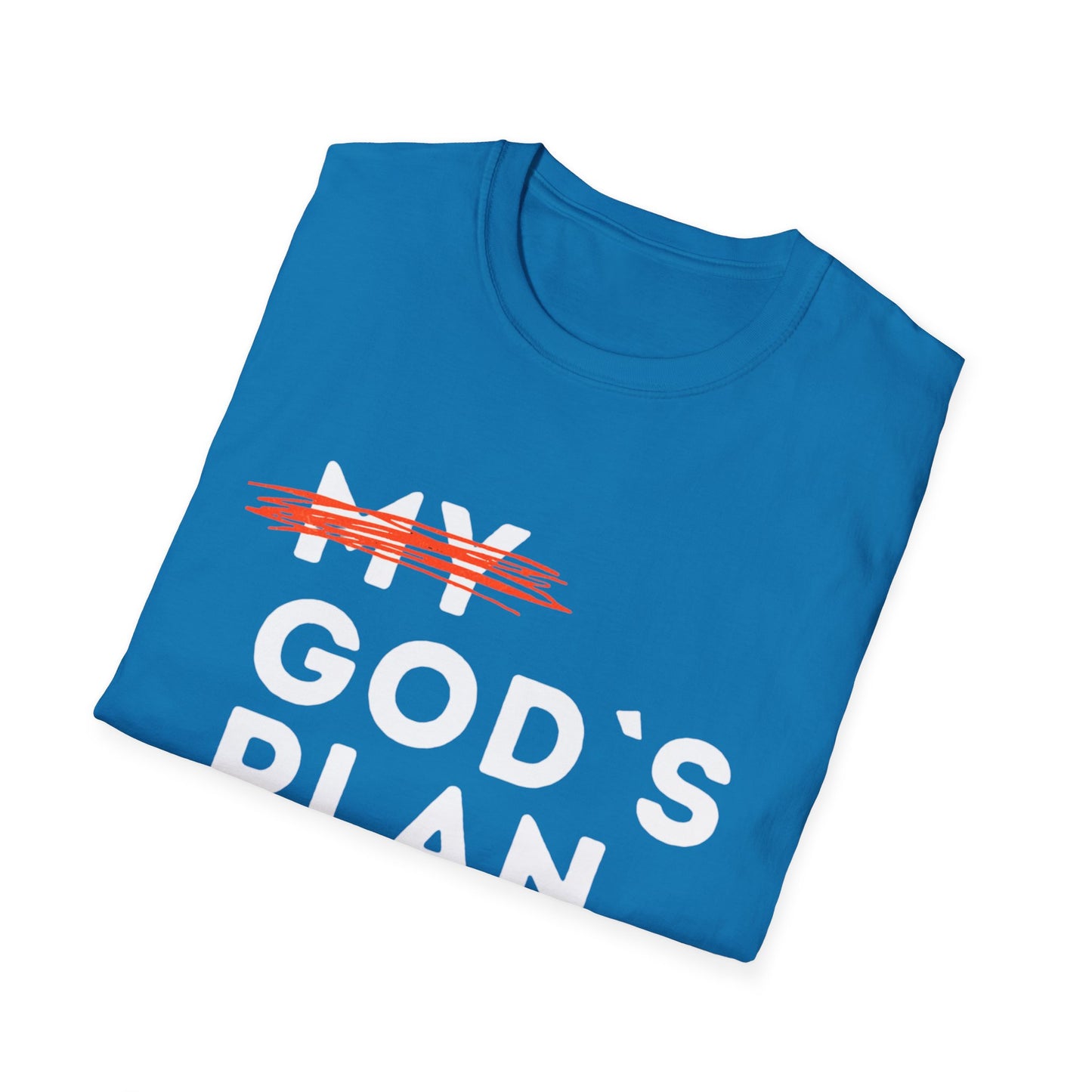 Unisex Softstyle T-Shirt - 'God's Plan' Graphic Tee