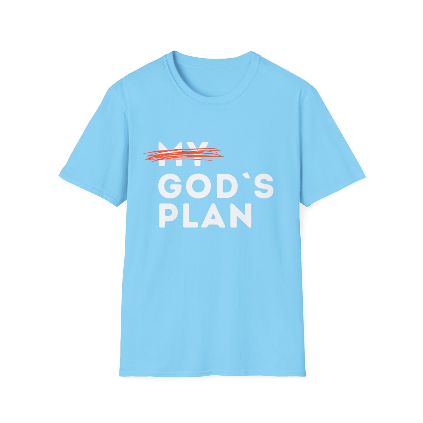 Unisex Softstyle T-Shirt - 'God's Plan' Graphic Tee