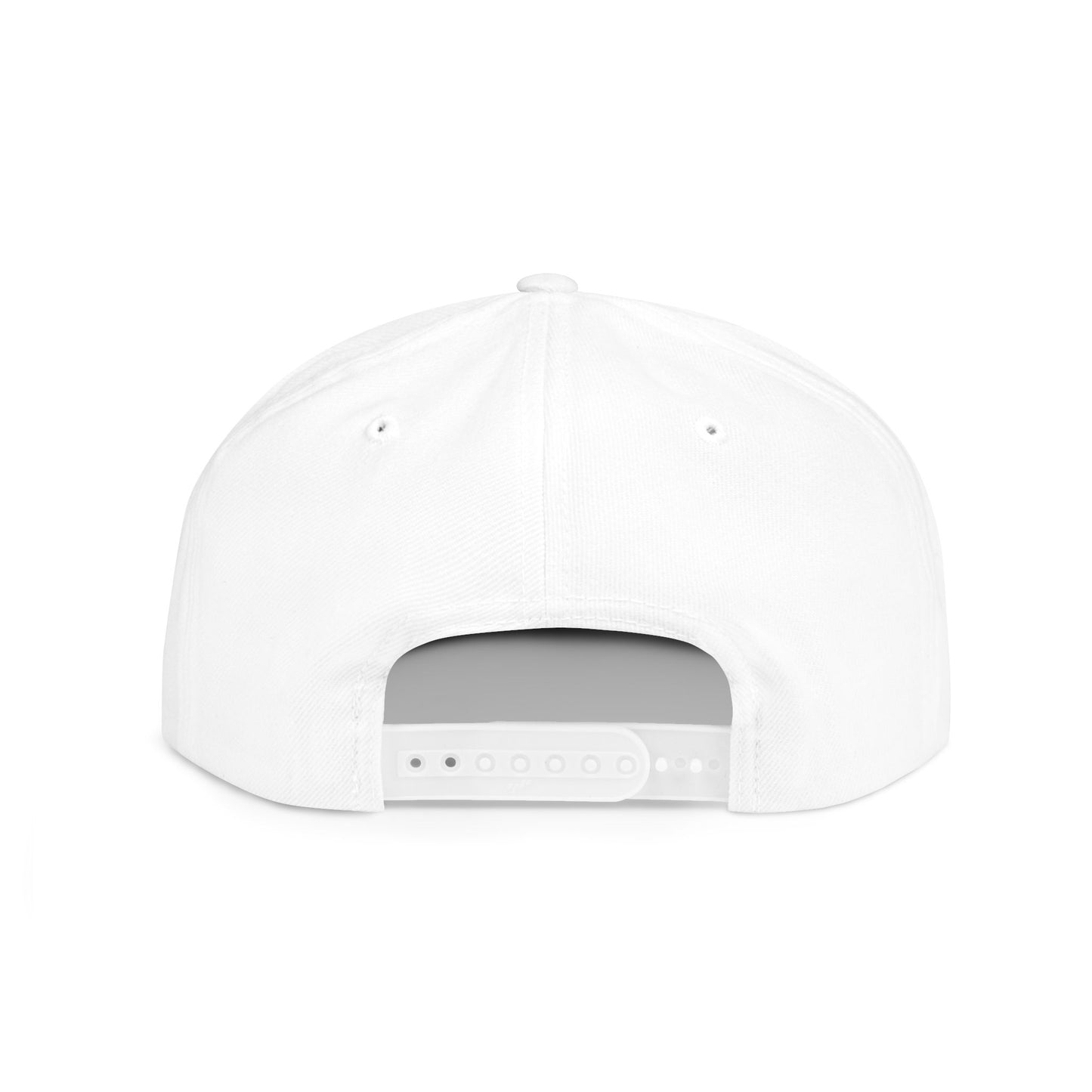 Faith-Inspired Flat Bill Snapback Cap - 'JESUS IS LORD' Design
