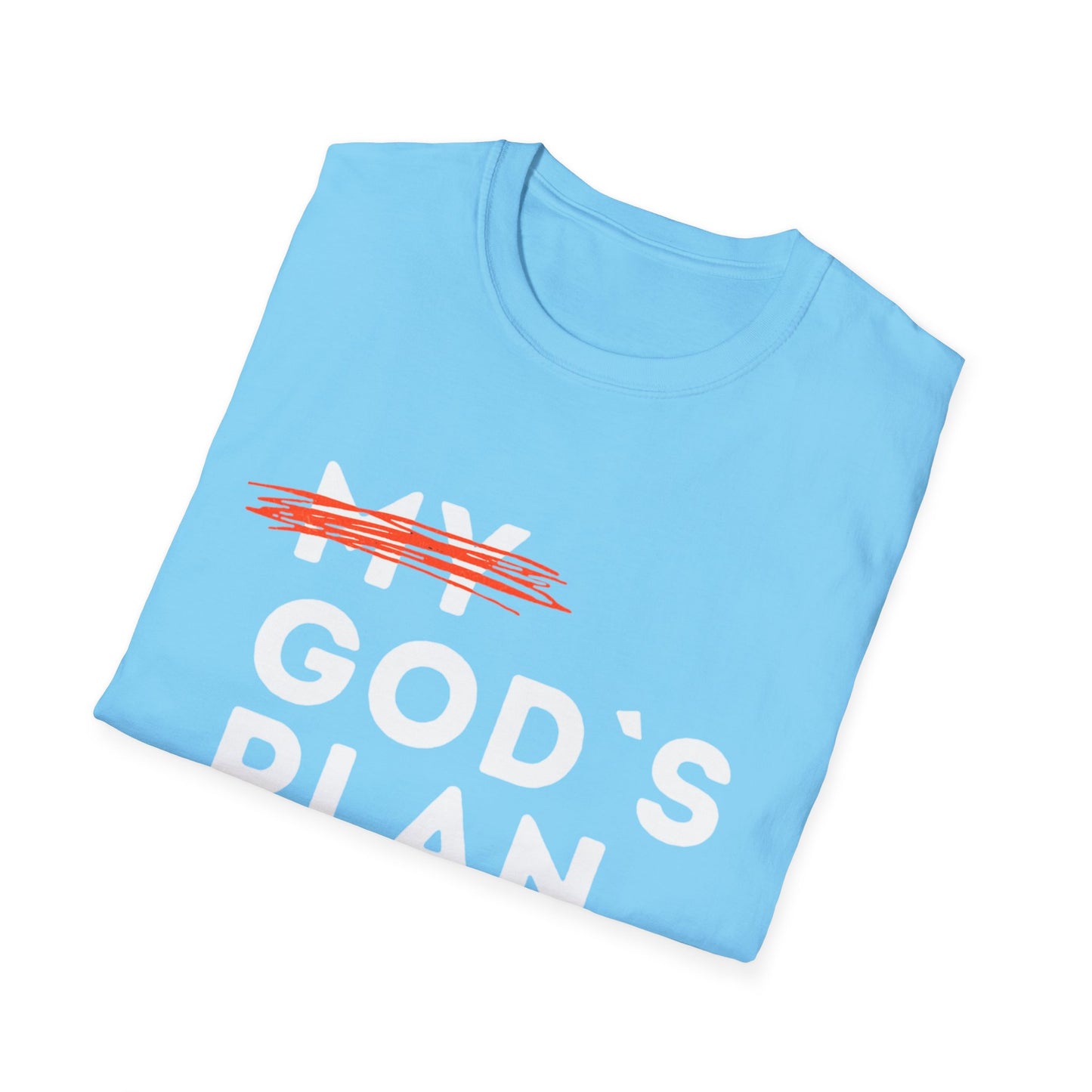 Unisex Softstyle T-Shirt - 'God's Plan' Graphic Tee
