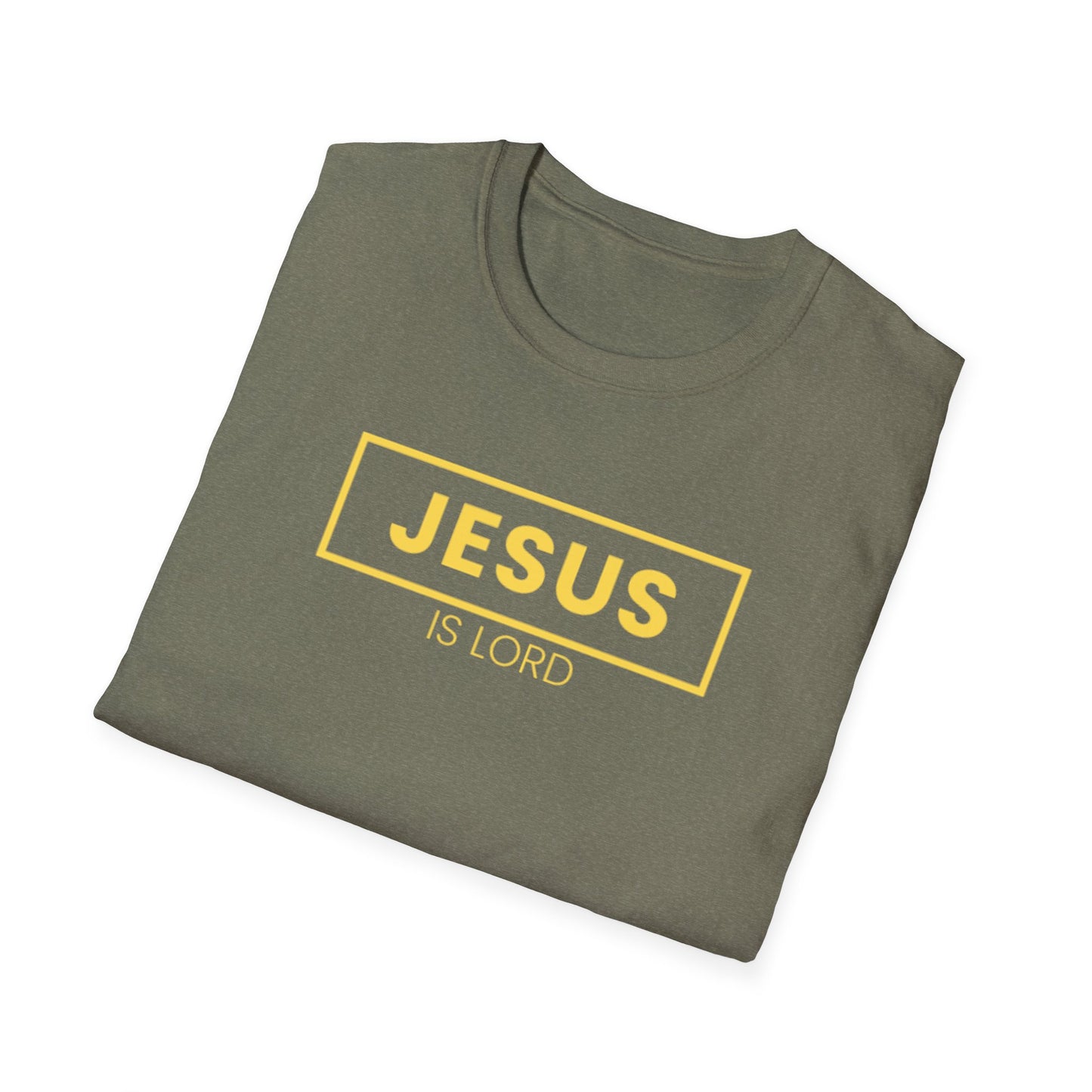 Jesus Is Lord Unisex Softstyle T-Shirt - Faith Statement Tee