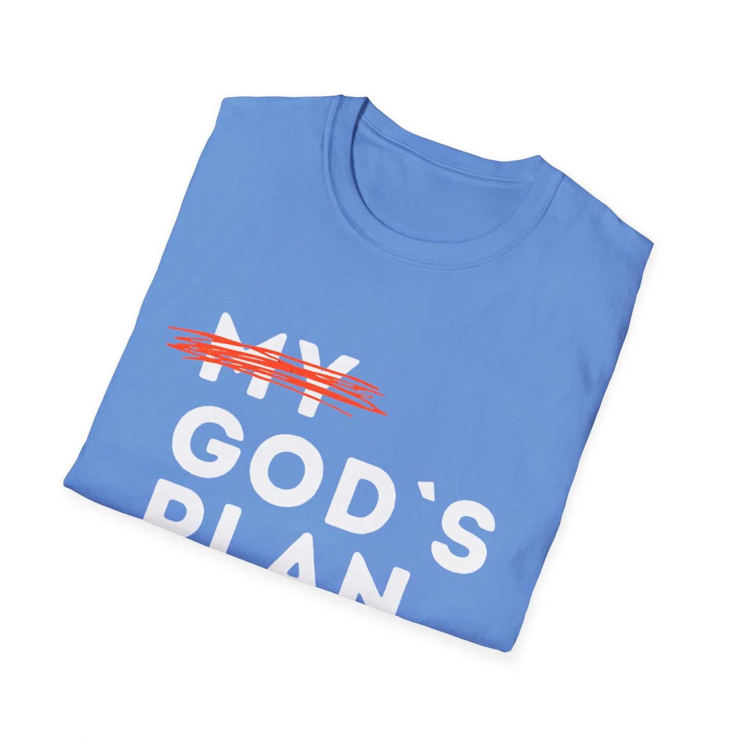 Unisex Softstyle T-Shirt - 'God's Plan' Graphic Tee