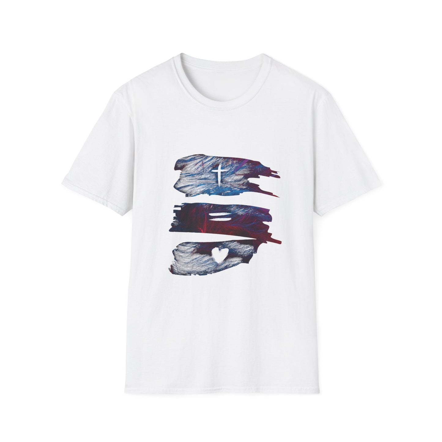 Inspirational Faith & Love Unisex Softstyle T-Shirt