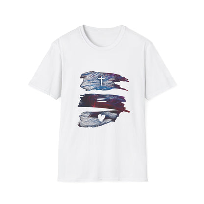 Inspirational Faith & Love Unisex Softstyle T-Shirt