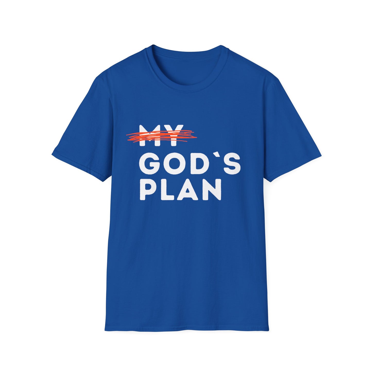 Unisex Softstyle T-Shirt - 'God's Plan' Graphic Tee