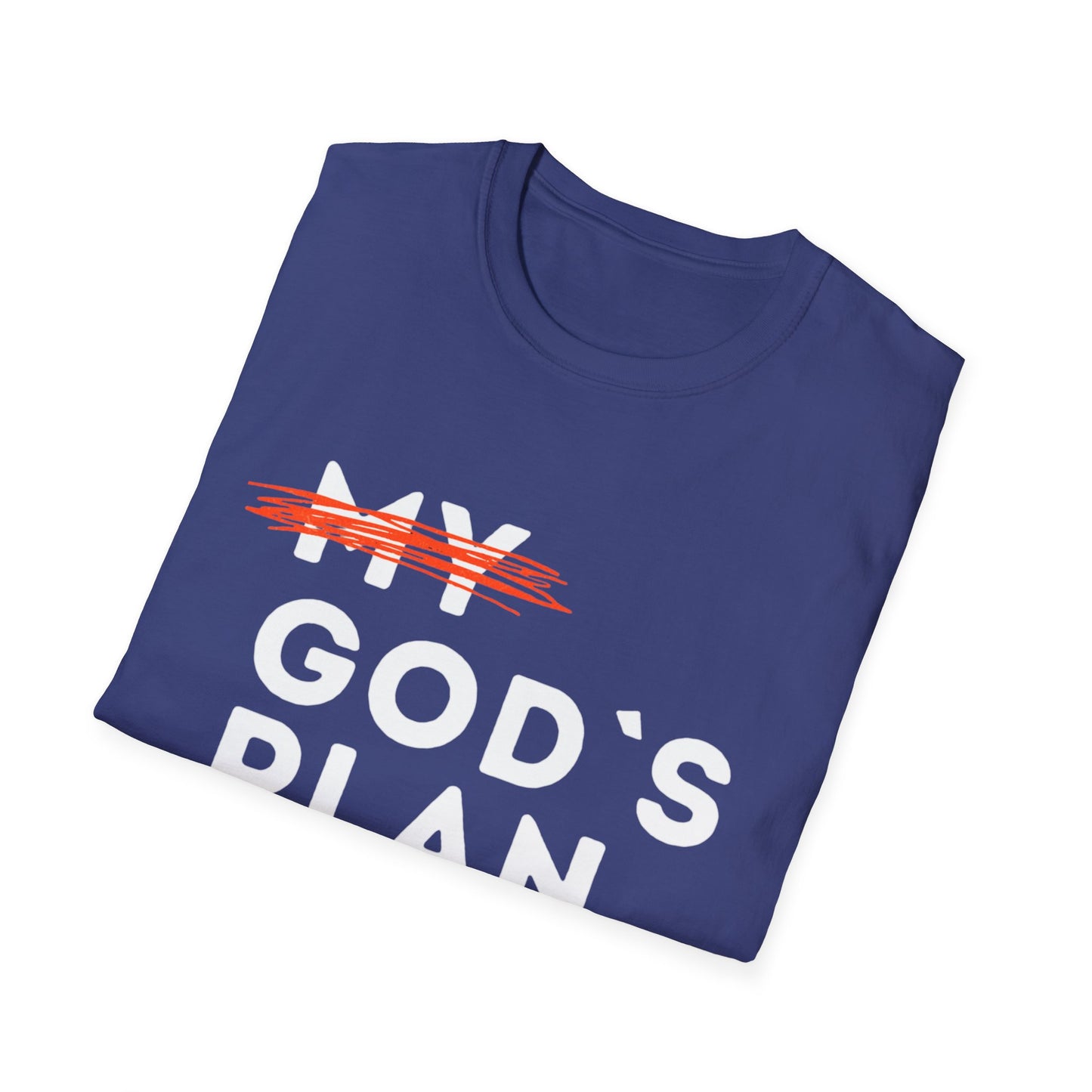 Unisex Softstyle T-Shirt - 'God's Plan' Graphic Tee
