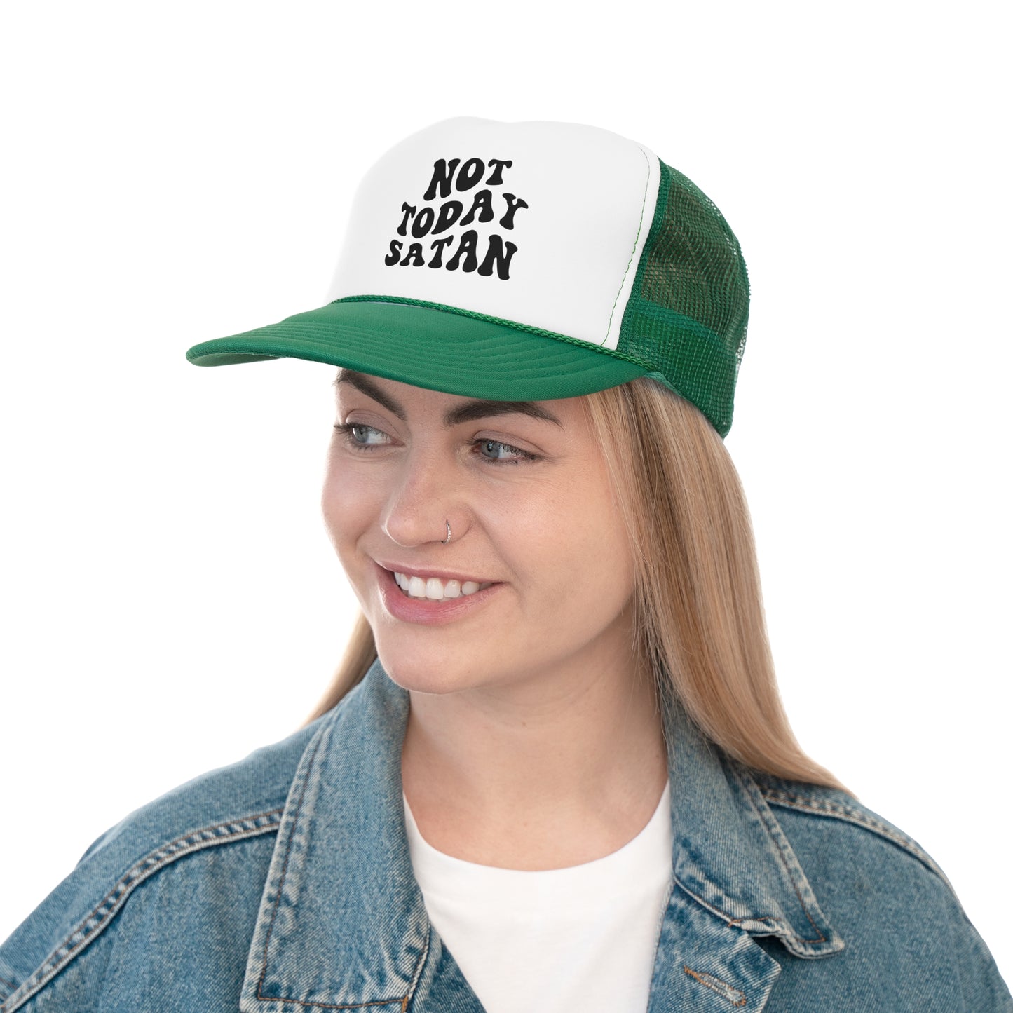 Funny Not Today Satan Trucker Cap - Perfect for Casual Outings & Gifts