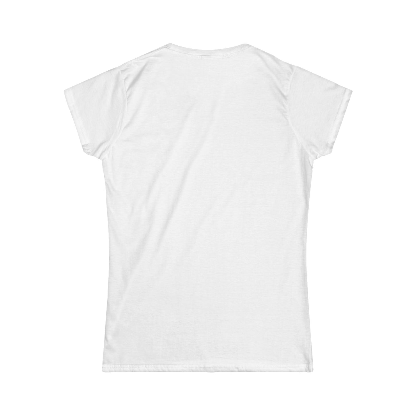 Inspirational Women's Softstyle Tee with Cross & Heart Design