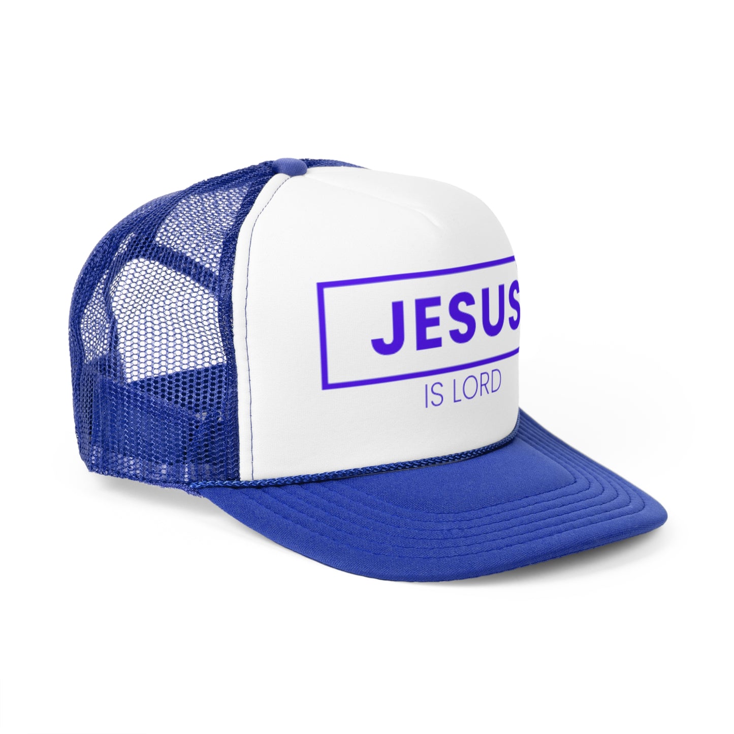 Faith-Inspired Trucker Cap - 'JESUS IS LORD'