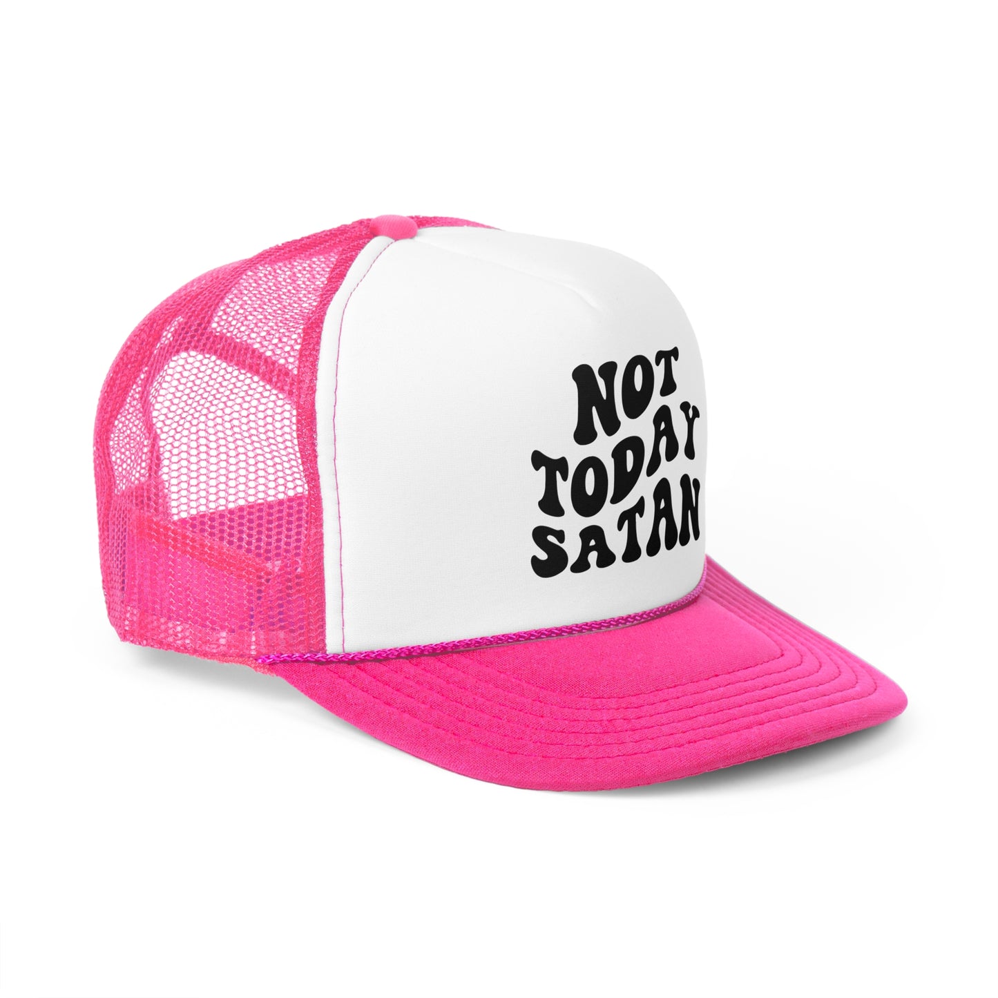 Funny Not Today Satan Trucker Cap - Perfect for Casual Outings & Gifts