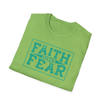 Faith Over Fear Unisex Softstyle T-Shirt – Inspirational Graphic Tee