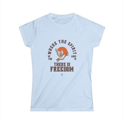 Women's Spiritual Freedom Tee - Where the Spirit of the Lord Is