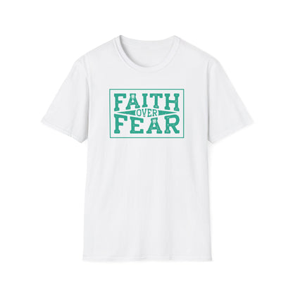 Faith Over Fear Unisex Softstyle T-Shirt – Inspirational Graphic Tee