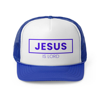 Faith-Inspired Trucker Cap - 'JESUS IS LORD'