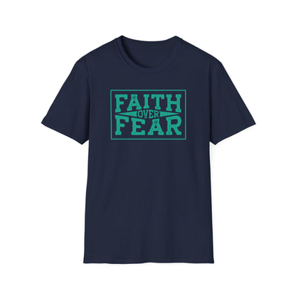 Faith Over Fear Unisex Softstyle T-Shirt – Inspirational Graphic Tee