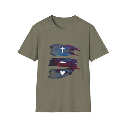 Inspirational Faith & Love Unisex Softstyle T-Shirt