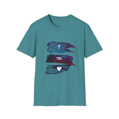 Inspirational Faith & Love Unisex Softstyle T-Shirt