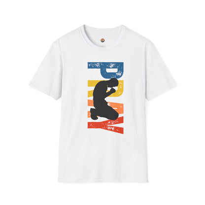 Pray T-Shirt - Unisex Softstyle Tee for Spiritual Connections